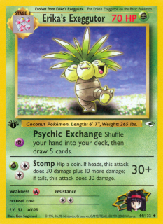 Erika's Exeggutor 44/132 (1st Edition)