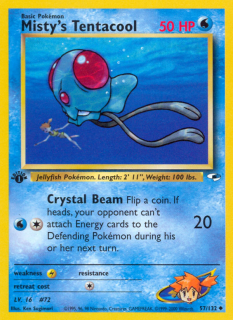 Misty's Tentacool 57/132 (1st Edition)