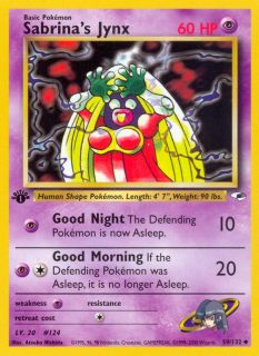 Sabrina's Jynx 59/132 (1st Edition)