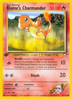 Blaine's Charmander 61/132 (1st Edition)