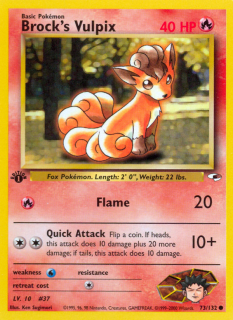 Brock's Vulpix 73/132 (1st Edition)