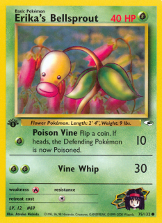 Erika's Bellsprout 75/132 (1st Edition)