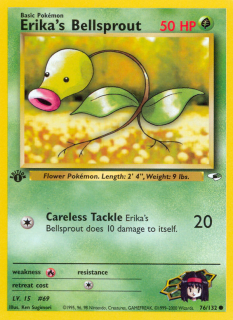 Erika's Bellsprout 76/132 (1st Edition)