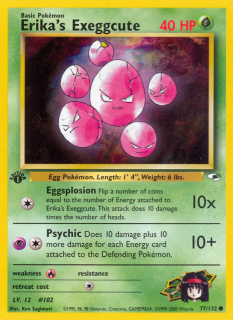 Erika's Exeggcute 77/132 (1st Edition)