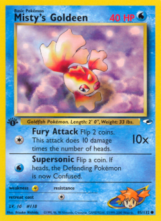 Misty's Goldeen 85/132 (1st Edition)