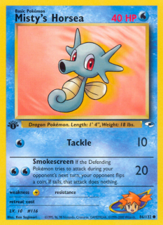 Misty's Horsea 86/132 (1st Edition)
