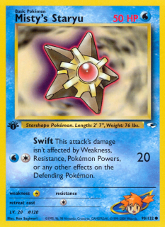 Misty's Staryu 90/132 (1st Edition)