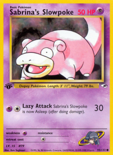 Sabrina's Slowpoke 95/132 (1st Edition)