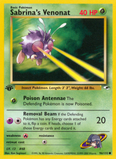 Sabrina's Venonat 96/132 (1st Edition)