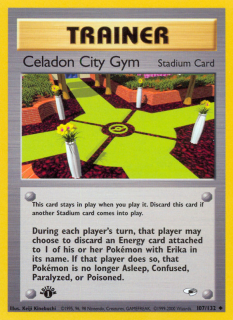 Celadon City Gym 107/132 (1st Edition)