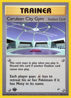 Cerulean City Gym 108/132 (1st Edition)
