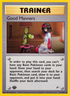 Good Manners 111/132 (1st Edition)