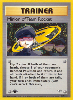 Minion of Team Rocket 113/132 (1st Edition)