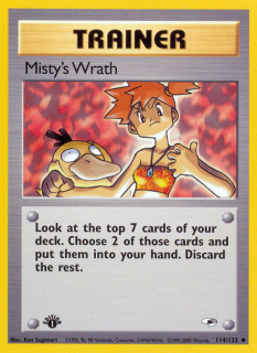 Misty's Wrath 114/132 (1st Edition)