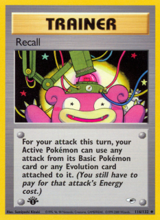 Recall 116/132 (1st Edition)