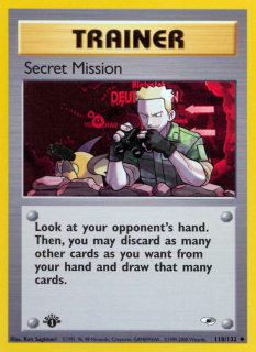 Secret Mission 118/132 (1st Edition)