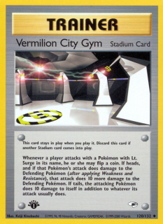 Vermilion City Gym 120/132 (1st Edition)