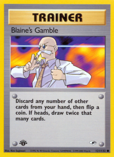 Blaine's Gamble 121/132 (1st Edition)