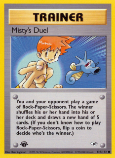 Misty's Duel 123/132 (1st Edition)