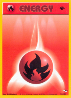 Fire Energy 128/132 (1st Edition)