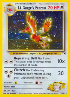 Lt. Surge's Fearow 7/132
