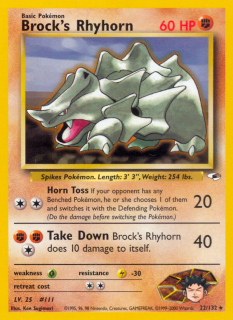 Brock's Rhyhorn 22/132