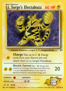 Lt. Surge's Electabuzz 27/132